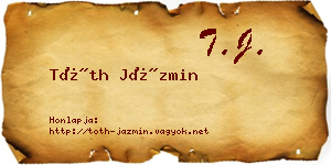 Tóth Jázmin névjegykártya