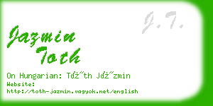 jazmin toth business card